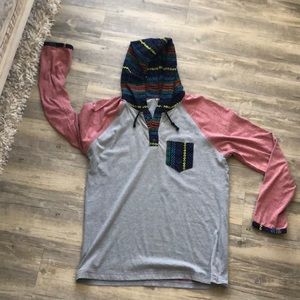 Custom made Long sleeve with hoodie.